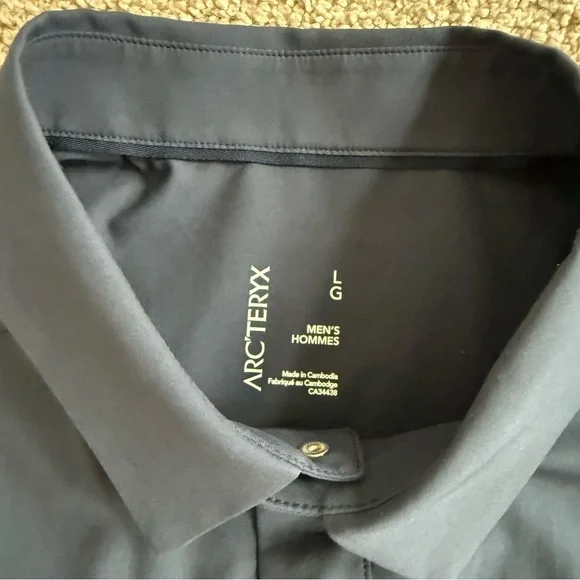 Arcteryx Mens Blue Casual Button Down Long Sleeve Size Large - Picture 4 of 4